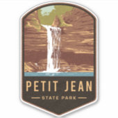 Petit Jean State Park シール (正面)