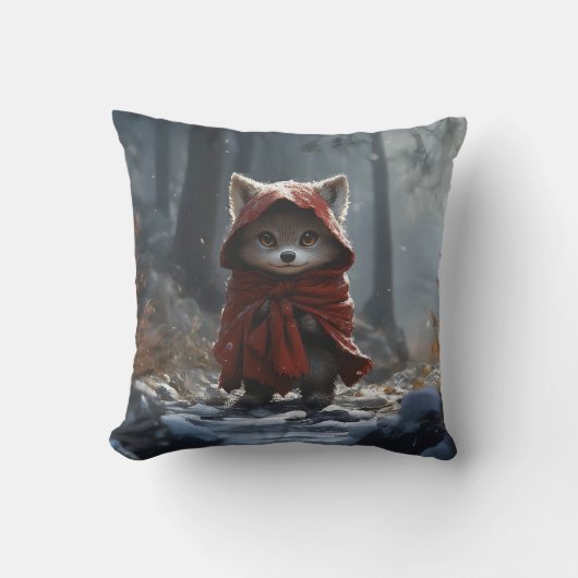 Petit loup chaperon rouge クッション (正面)