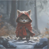 Petit loup chaperon rouge  シール (正面)