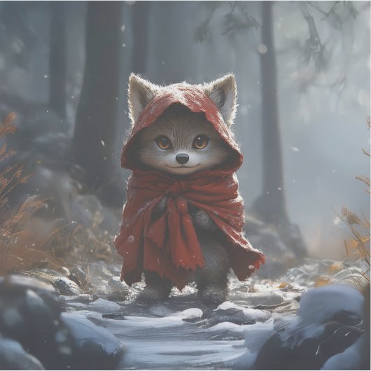Petit loup chaperon rouge  シール (正面)