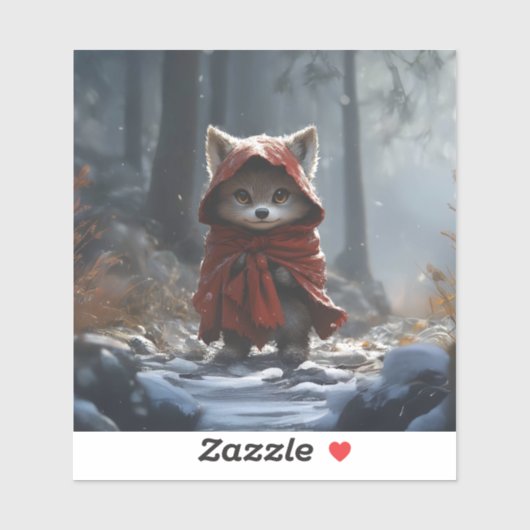 Petit loup chaperon rouge  シール (シート)