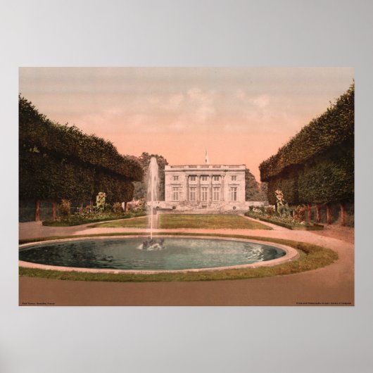 Petit Trianon，ベルサイユ，フランス ポスター (正面)