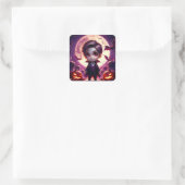 Petit Vampire Adorable sous la Pleine Lune スクエアシール (バッグ)