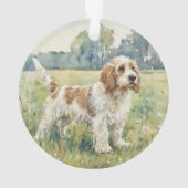 Petite Basset Griffon Vandeen  - PBGV オーナメント (裏面)