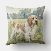 Petite Basset Griffon Vandeen  - PBGV クッション (裏面)