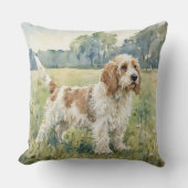 Petite Basset Griffon Vandeen  - PBGV クッション (正面)