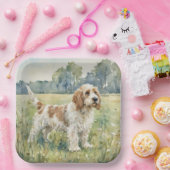 Petite Basset Griffon Vandeen  - PBGV ペーパープレート (パーティー)