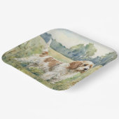 Petite Basset Griffon Vandeen  - PBGV ペーパープレート (傾斜あり)