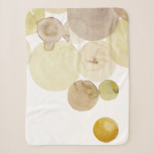 Petite couverture motif bulles Aquarelle  シェルパブランケット (正面)