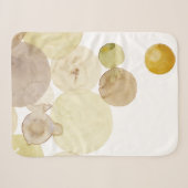 Petite couverture motif bulles Aquarelle  シェルパブランケット (正面(横))