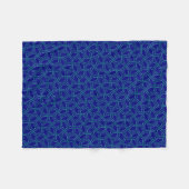 Petite couverture polaire Jimette Design bleue フリースブランケット (正面(横))
