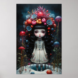 Petite fille dans la neige ポスター