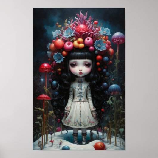 Petite fille dans la neige ポスター (正面)