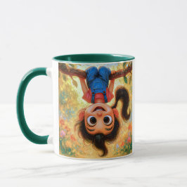 Petite fille espiègle マグカップ