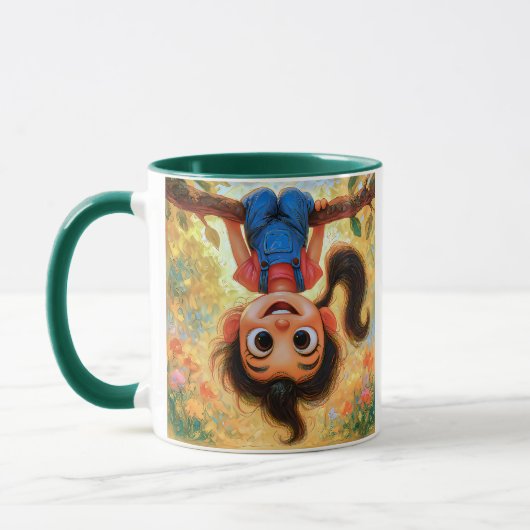 Petite fille espiègle マグカップ (左)