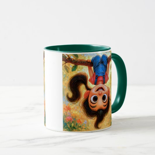 Petite fille espiègle マグカップ (正面右)