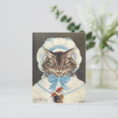 Petite fille pleursチャット ポストカード (スタンド正面)