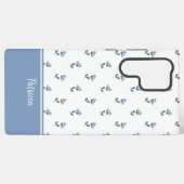 Petite Fleur Blue Flower MagSafe Tough Samsung Galaxyケース (裏面横)