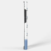 Petite Fleur Blue Flower MagSafe Tough Samsung Galaxyケース (右側面)