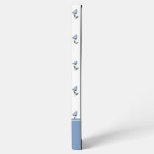 Petite Fleur Blue Flower MagSafe Tough Samsung Galaxyケース (左側面)