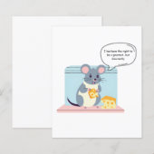 petite souris gourmande , greedy little mouse (正面/裏面)