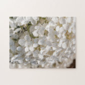Petites fleurs blanches ジグソーパズル (横)