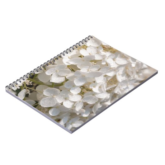 Petites fleurs blanches ノートブック (左側)