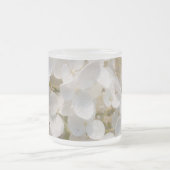 Petites fleurs blanches フロストグラスマグカップ (中央)