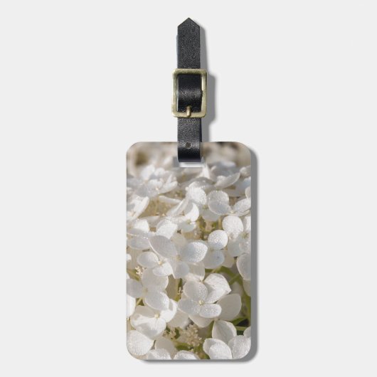 Petites fleurs blanches ラゲッジタグ (正面縦)