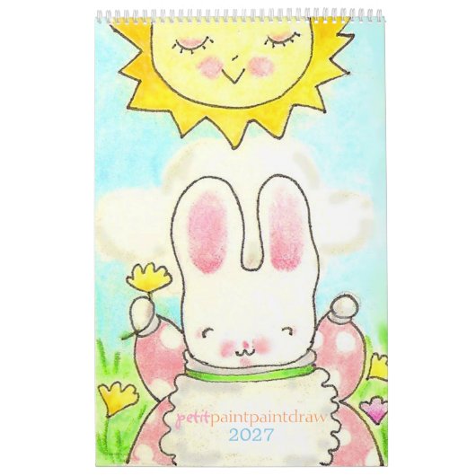 petitpaintpaintdraw 2027 カレンダー (カバー)