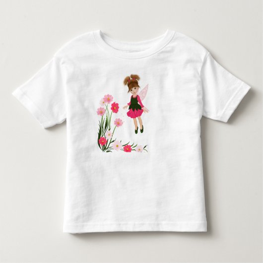 PetitRose "少し花の妖精"、ワイシャツ トドラーTシャツ (正面)