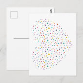 Petits cœurs grand cœur - Aquarelle ポストカード (正面/裏面)