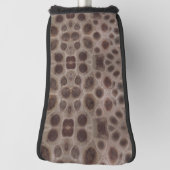 Petoskey Stone ミシガン州の州の石の化石 ゴルフヘッドカバー (回転90)
