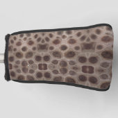 Petoskey Stone ミシガン州の州の石の化石 ゴルフヘッドカバー (正面)
