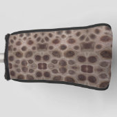 Petoskey Stone michigan state stone fossil ゴルフヘッドカバー (正面)