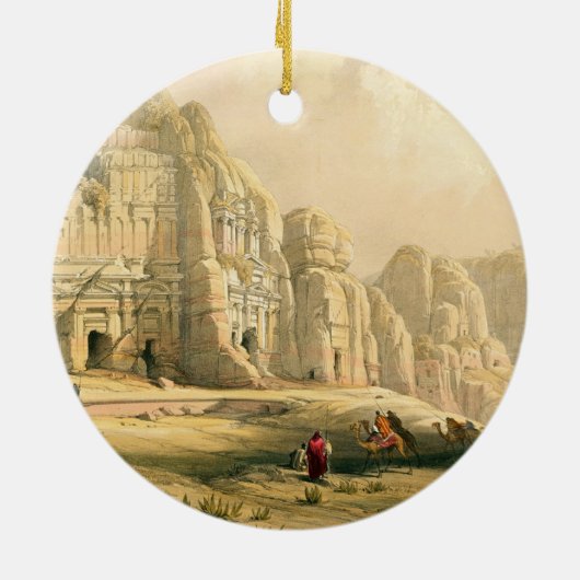 Petra、1839年は3月8日、容積IIIからの96をのめっきします セラミックオーナメント (裏面)