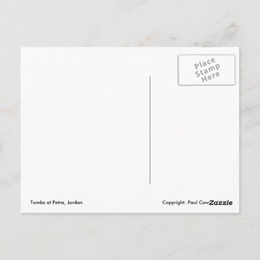 Petra_2920aの色 ポストカード (裏面)