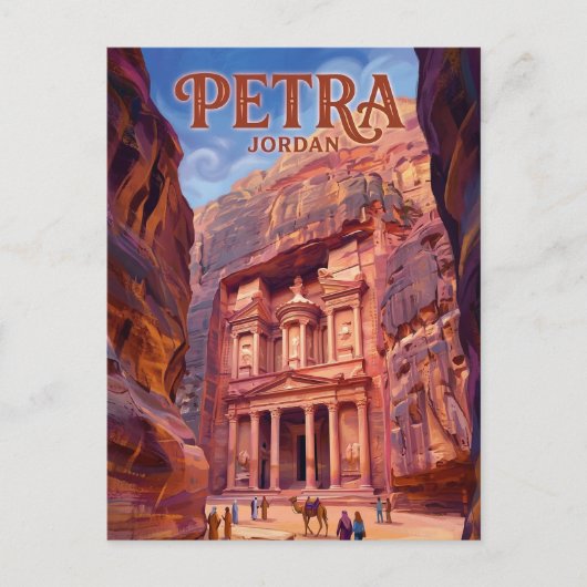 Petra Jordan ポストカード (正面)