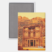 Petra Jordan Travel マグネット (正面/裏面)