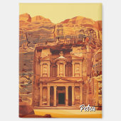 Petra Jordan Travel マグネット (正面)