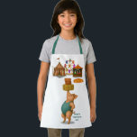 Petra's balancing act エプロン<br><div class="desc">Fun at the circus! Mix together the tale of the three little pigs and a balancing act, and you have Petra the balancing pig. She may look sweet and pink, but she’s astonishingly agile. Her balancing act blends charm and precision. A favourite among little ones, Petra brings pure joy to...</div>