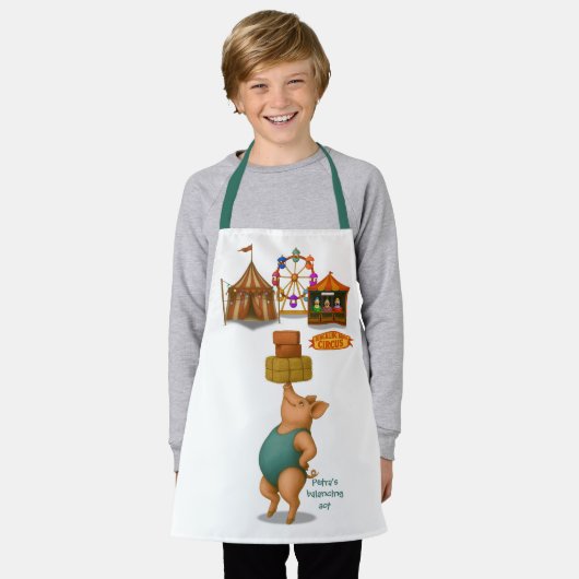 Petra's balancing act エプロン (着用した状態)