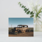 Petrifed Forest National Parkのヴィンテージカー ポストカード (スタンド正面)
