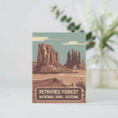 Petrified Forest National Park ポストカード (スタンド正面)