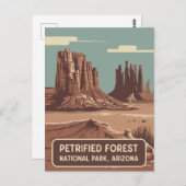 Petrified Forest National Park ポストカード (正面/裏面)