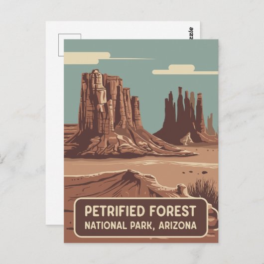 Petrified Forest National Park ポストカード (正面/裏面)