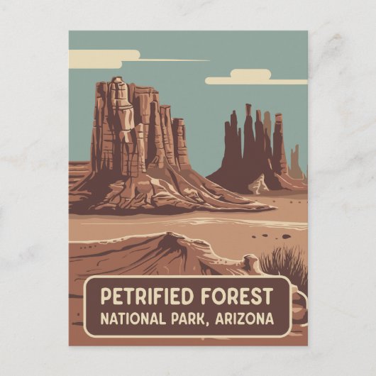 Petrified Forest National Park ポストカード (正面)