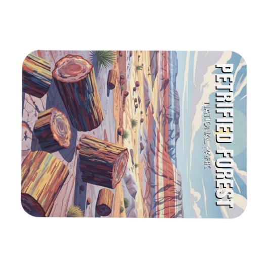 Petrified Forest National Park マグネット (横)