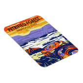 Petrified Forest National Park Arizona Vintage マグネット (右側)