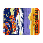 Petrified Forest National Park Arizona Vintage マグネット (横)